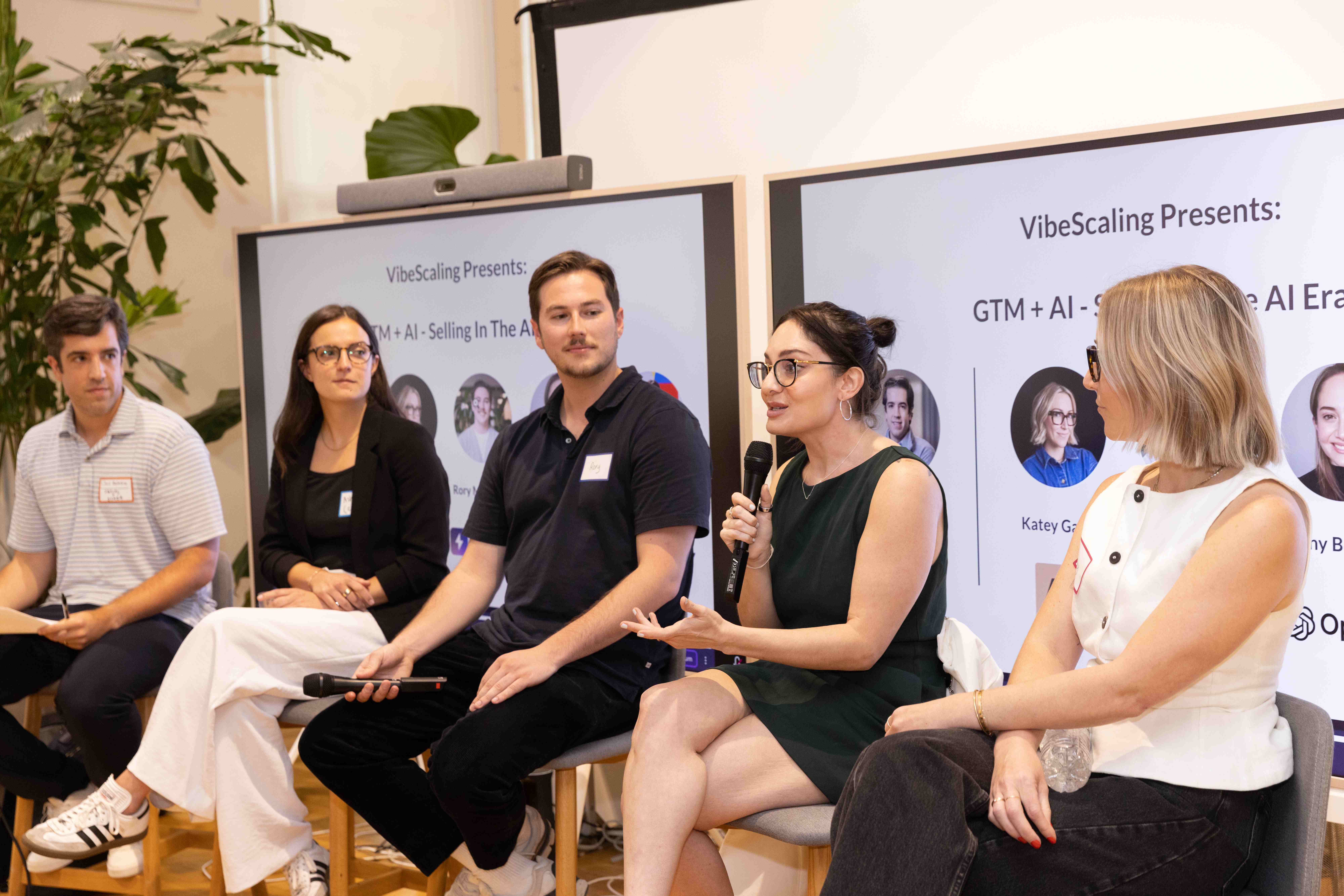 Panel discussion at VibeScaling GTM + AI event in NYC